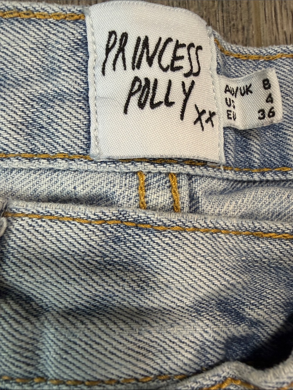 Princess Polly Pale Blue High-Rise Mom Jeans - Picture 2 of 10